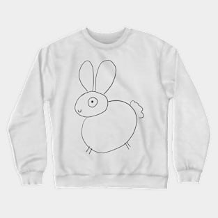 Doodle bunny Crewneck Sweatshirt